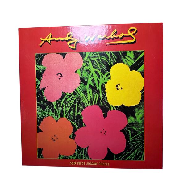 Vintage 1968 andy warhol “flowers” 550-piece jigsaw puzzle - Picture 1 of 7